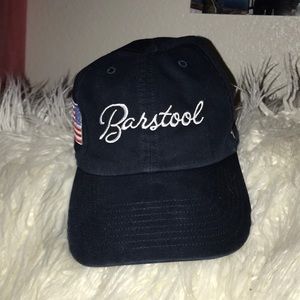 Navy Barstool Hat